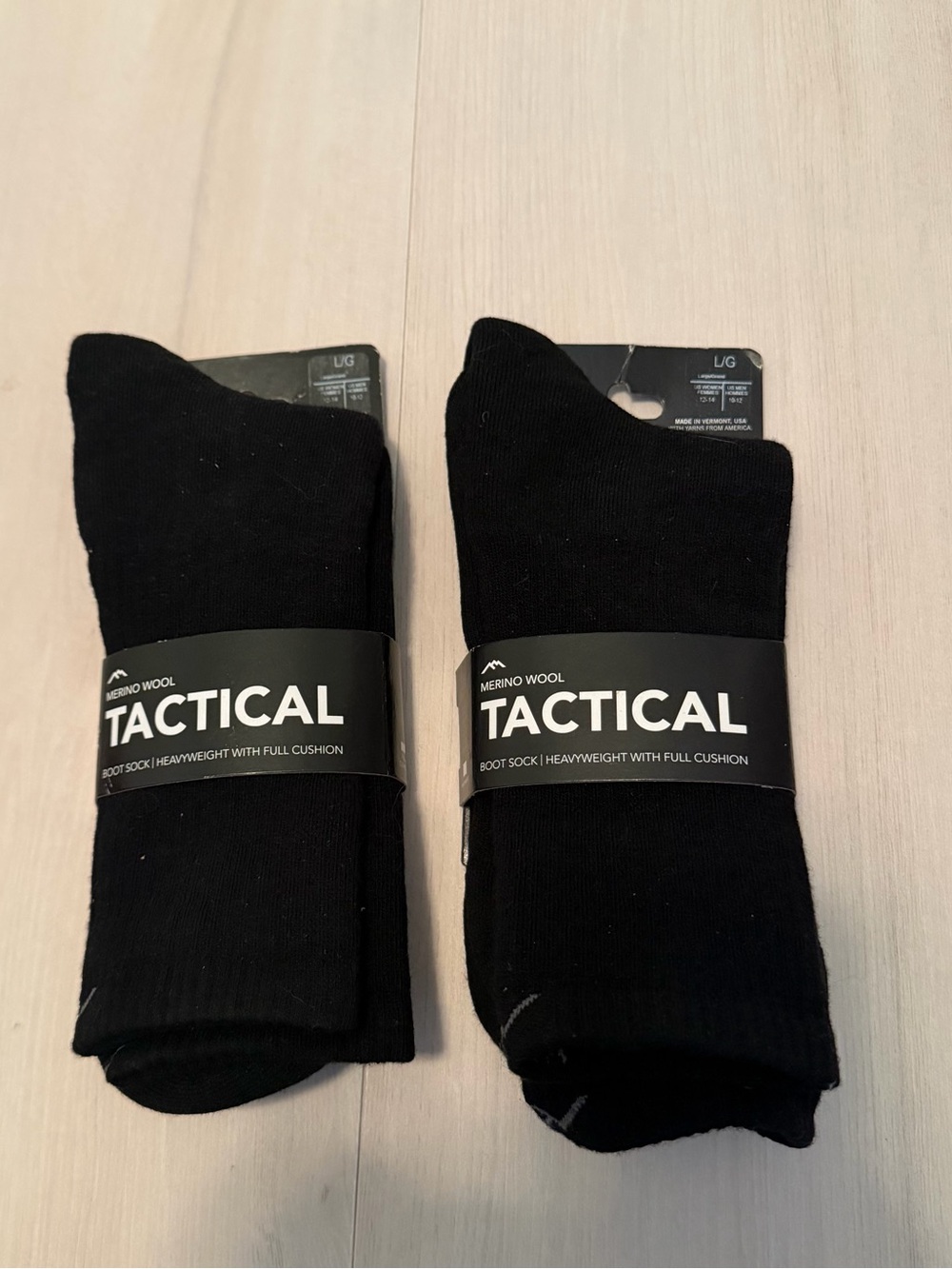 Darn Tough Tactical Merino Wool Heavyweight Socks - 2 PACK